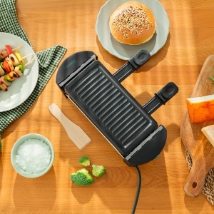 Gratar electric Raclette Cecotec CheeseGrill 3200 Pocket, 320W, finisaj inox, antiaderent - Img 4