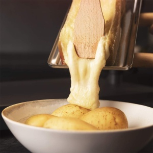 Gratar electric Raclette Cecotec CheeseGrill 6000, 600W, termostat reglabil, negru - Img 5