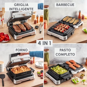 Gratar inteligent Moulinex OptiGrill 4-in-1 GI776D10 2100W Functie cuptor - Img 2