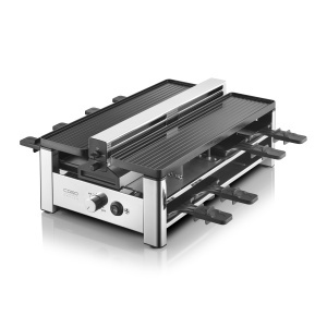 Gratar Raclette CASO AirClean pentru 8 persoane 1500W Dunstabzug integrat Placi ceramice antiaderente