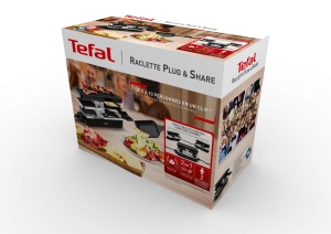 Gratar Raclette Tefal Plug Share YY5249FB, 2 persoane, modular, negru - Img 7