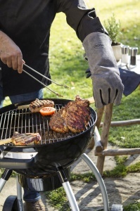 Grill cu carbune ROSLE No.1 Sport F50, 50 cm, cu termometru si roti - Img 5