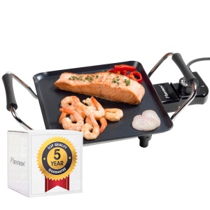 Grill electric Bestron ABP600, 1000W, 21x21 cm, negru
