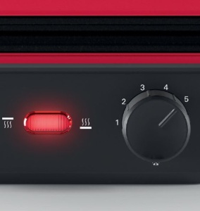 Grill Electric Bosch TCG4104, 2000 W, 3-in-1, Compact, Rosu - Img 5