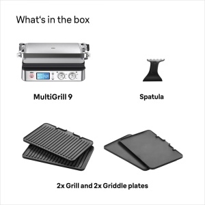 Grill Electric Braun MultiGrill 9 CG9043, 2000W, 3-in-1, Suprafata Mare - Img 7