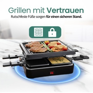Grill electric Emerio RG-120656, 4 tigai, 600W, antiaderent, negru - Img 6
