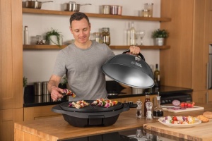 Grill electric George Foreman 22460-56, 2400W, 44,5cm, negru - Img 8