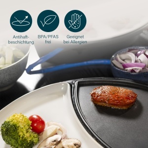 Grill electric Princess Dinner4All 103080 pentru 4 persoane, cu plite ceramice detasabile - Img 5