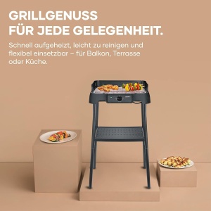 Grill electric Severin PG 8594, 2000W, 38x22cm, negru - Img 4