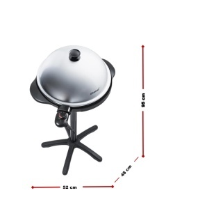 Grill electric Steba VG 250, 2000W, placa de 40 cm, negru - Img 4