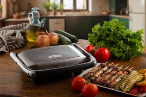 Grill Panini Ariete 1911 - 1000W, Antiaderent, Argintiu - Img 2