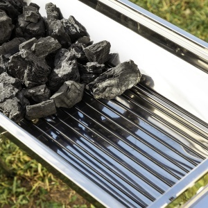 Grill portabil InnovaGoods din inox, usor de curatat, ideal pentru camping si picnic - Img 9