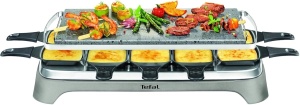 Grill Raclette Tefal Pierrade 1350W, 10 Persoane, Culoare Gri