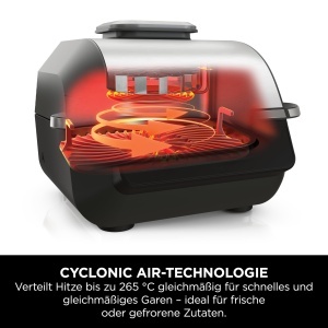 Grill si Friteuza Ninja 5-in-1 EG351EU 57L Termometru Digital NegruArgintiu - Img 9