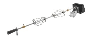 Grillspie ROSLE Premium, Grill Spie din inox 1810, 10 kg, cu motor electric