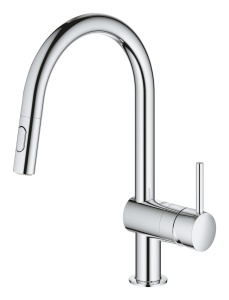 GROHE Minta robinet de bucatarie 2 tipuri de pulverizare robinet de bucatarie cu dus dublu extensibil pivotant la 360deg economisire a apei datorita l - Img 6