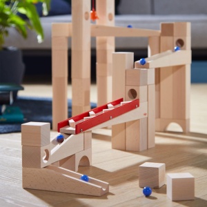 Haba 1136 Set Constructie Pista de Bile din Lemn 42 Piese pentru Copii 4 - Img 2