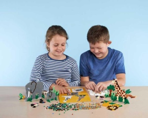 Hama Perlen 201-17 Set 3000 Perle Midi Gri pentru Copii 5 Ani - Img 5