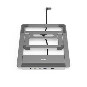 Hama USB-C Hub Docking Station 12in1 Laptop Stand Gri Aluminiu - Img 20