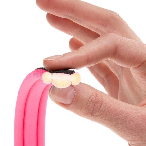 Hamul ergonomic pentru caini Ferplast AGILA Fluo 3 potrivire excelenta inchidere cu snur captuseala moale A B 37 57 cm 15 mm Roz - Img 6