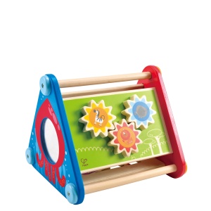 Hape E0434 - Cutie de actiune pentru animale, jucarie pentru abilitati motorii