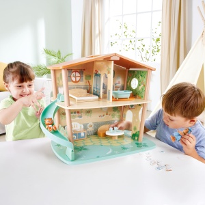 Hape Green Planet Explorers Das Urwaldhaus der Tiger, grun - Img 3