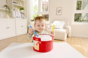 Hape Toba Educativa pentru Copii 12 Luni cu Ritmuri si Lumini Dezvoltare Creativitate si Motricitate - Img 2