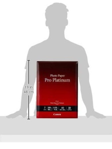 Hartie foto Canon PT-101 Pro Platinum A3, 20 coli, finisaj lucios - Img 3