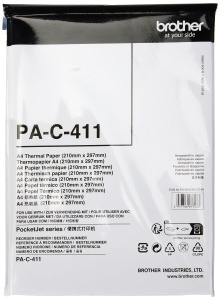 Hartie termica A4 Brother PAC411, 100 coli, calitate superioara - Img 1