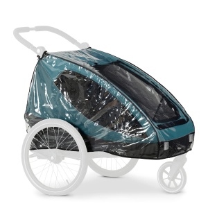 Hauck Dryk Duo Raincover Transparent Protectie Ploaie Bebe Ventilatie