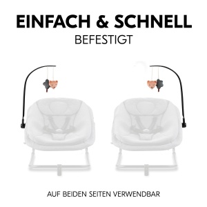 hauck Play Arch pentru balansoar pentru balansoar pentru copii nu este compatibil cu alte modele cu efect scartaitor si zornait unghi reglabil atasare - Img 5
