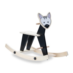 Hauck Rock N Swing Schaukeltier Zebra 2in1 Lemn FSC Certificat Transformabil