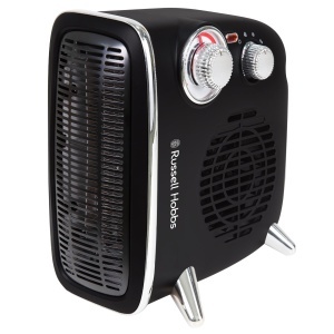 Heater Electric Retro Russell Hobbs RHRETHFH1001B, 1800W, Negru, 2 Niveluri de Calorifer