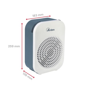 Heizlufter ARDES ARAM4F14W, 2000W, design elegant, gri - Img 3