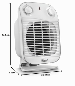 Heizlufter DeLonghi Vertical Edge 1, 2000W, Alb - Img 4