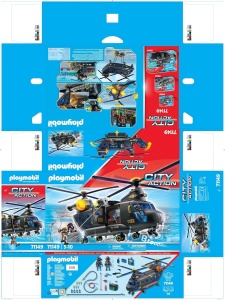 Helicopter de Salvare PLAYMOBIL 71149 cu Lumini si Sunete, 117 Piese - Img 7
