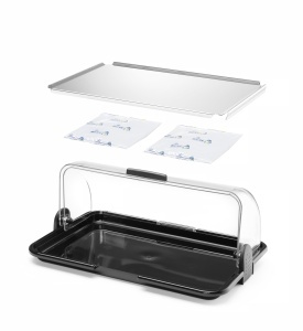 Hendi Buffet-Vitrine Rolltop Display 465x315x195mm Inox Functie Duala RacireIncalzire - Img 2