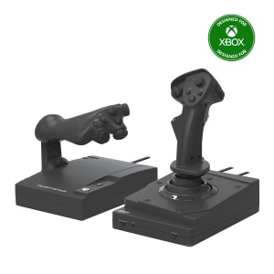 HORI HOTAS Flight Stick proiectat pentru Xbox Series XS Xbox One si PC - Licentiat oficial de Microsoft