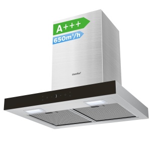 Hota COMFEE CHW 76M77A3 60cm Negru Inox 650m3h Energie A Control Tactil