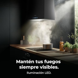 Hota insulara Cecotec Bolero Flux Ict 388000, 38 cm, 800 mh, Negru, A - Img 13