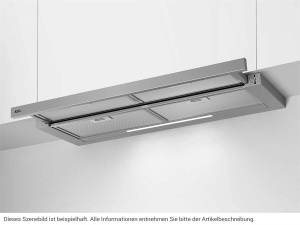 Hota telescopica AEG DPE5960M, 90 cm, 660 mh, inox - Img 2