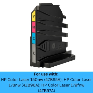 HP Laser Toner Collection Unit 5KZ38A Negru Capacitate 7000 Pagini - Img 3