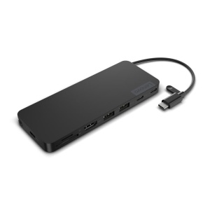 Hub Multiport Lenovo USB C Travel Dock 4K Ultra HD, 2 Porturi USB 3.2