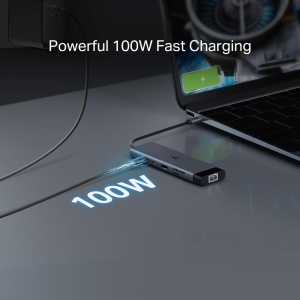 Hub USB-C TP-Link UH9120C, 9-in-1, 4K 60Hz HDMI, 100W - Img 7