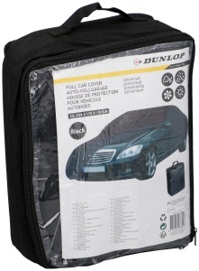 Husa auto universala Dunlop 534 x 178 x 120 cm, impermeabila, gri - Img 2