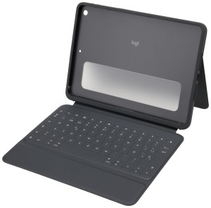 Husa cu tastatura Logitech Rugged Folio pentru iPad 7-9, protectie sporita, design slim