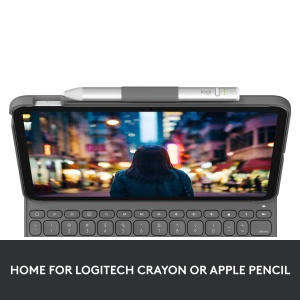 Husa cu tastatura Logitech Schlank Folio pentru iPad, design subtire, AZERTY - Img 6