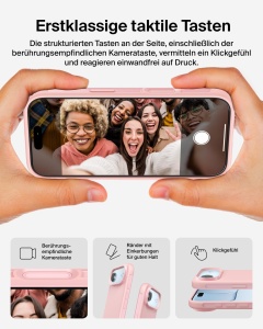 Husa de protectie Belkin SheerForce pentru iPhone Air, Magenta, subtire si rezistenta - Img 4