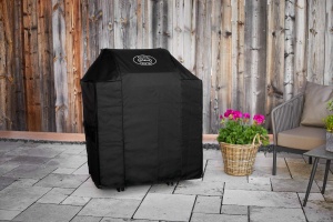 Husa de protectie ROSLE pentru BBQ-Station VIDERO G4G4-S, 100 poliester, neagra - Img 6