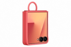 Husa din Silicon Samsung EF-PF766 pentru Galaxy Z Flip7, Rosu, Subtire si Rezistenta - Img 4